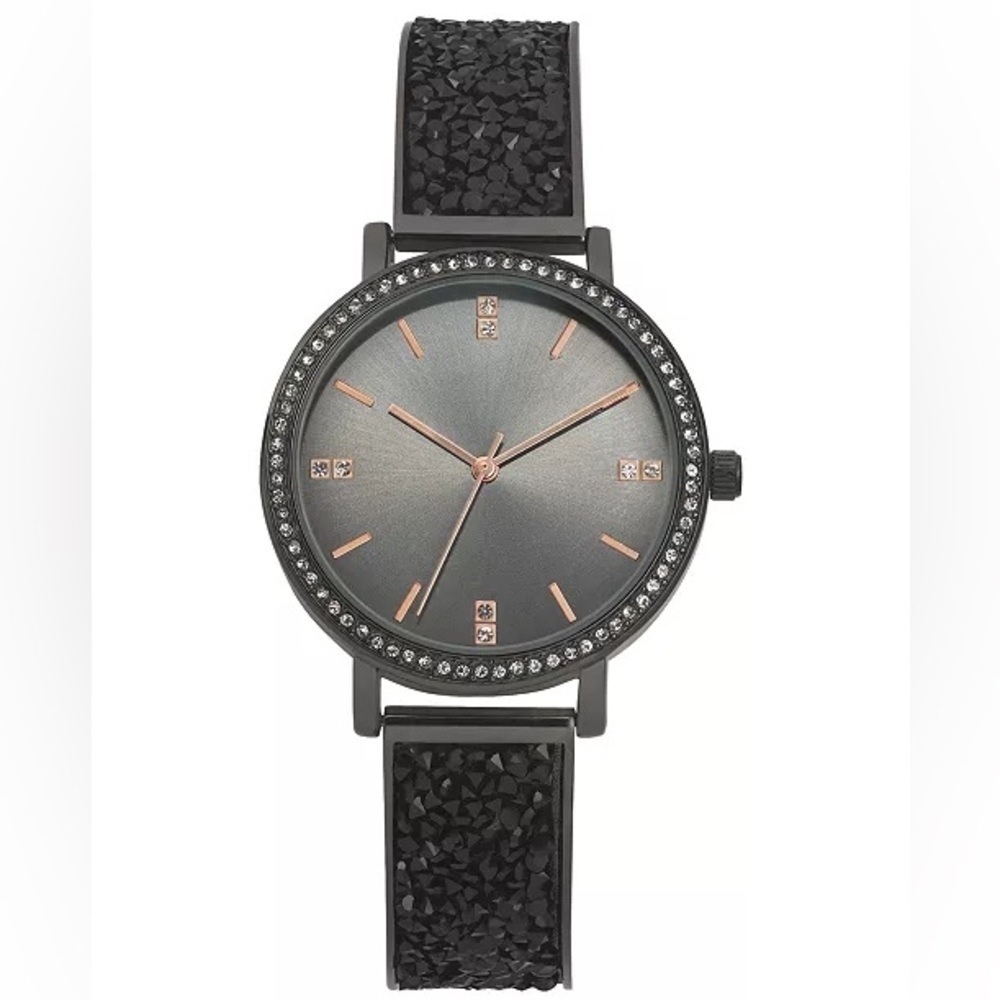 NIB Women's Druzy Stone Bracelet Watch